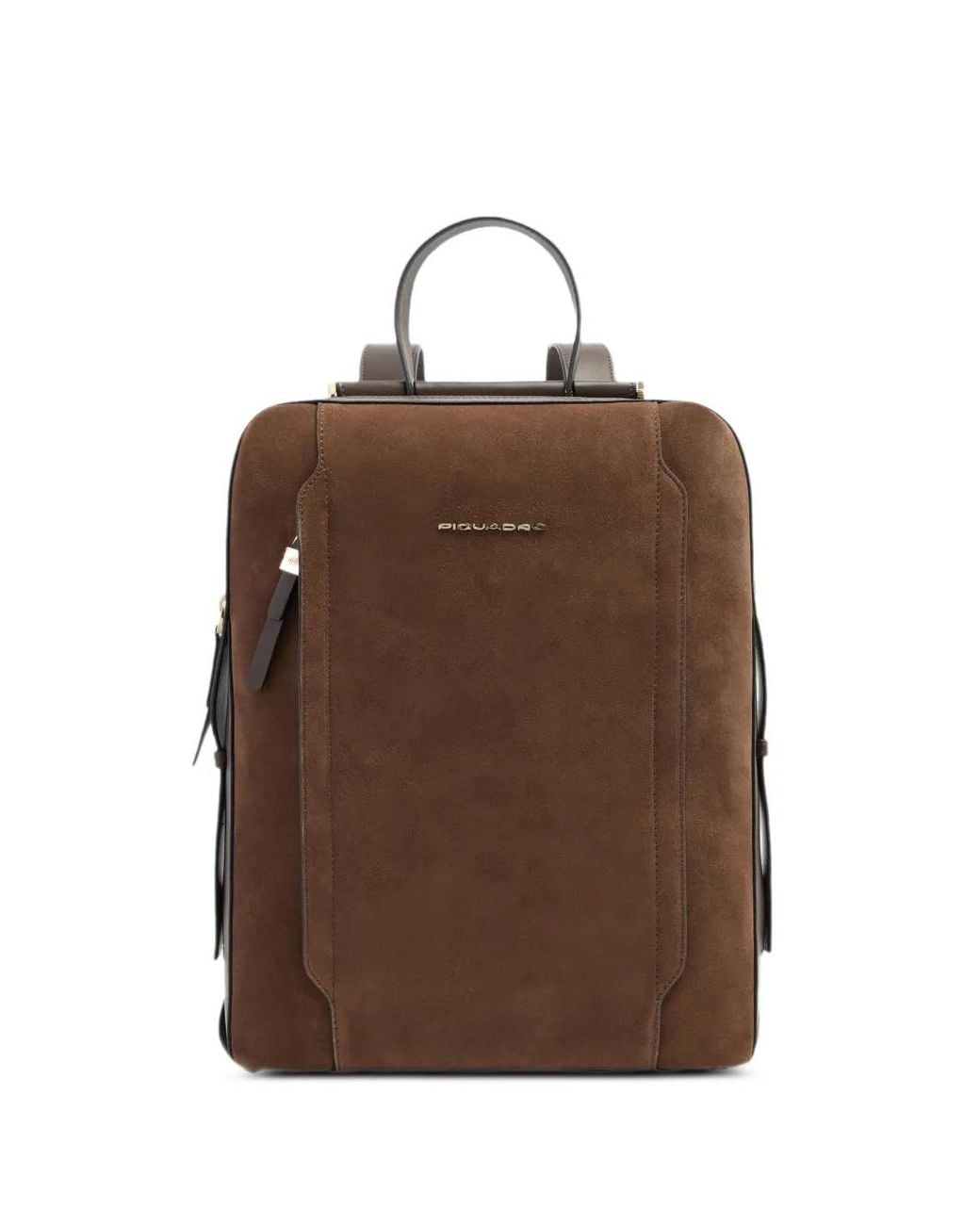 Piquadro Brown Circle Laptop Backpack