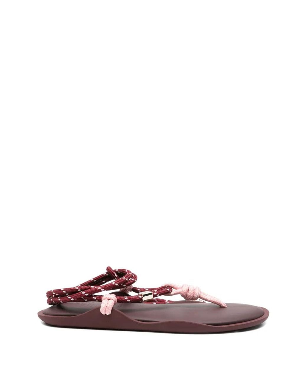 FLOWZE Red Fló Twin Rope-Detail Sandals