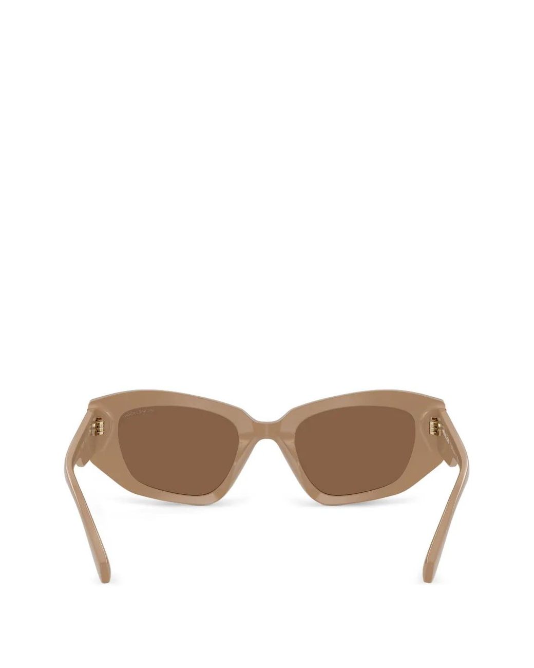 Michael Kors Natural Le Praz Geometric-Frame Sunglasses