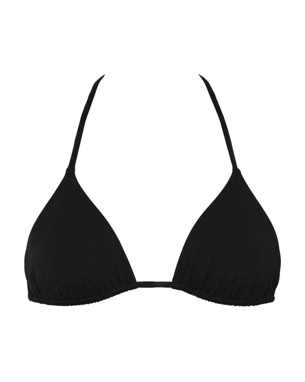 Eres Black Mouna Triangle Tie Bikini Top