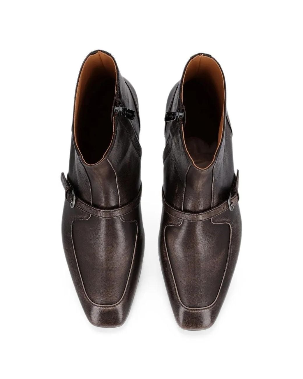 Church's Brown Suzanne Buckle-Strap Ankle Boots