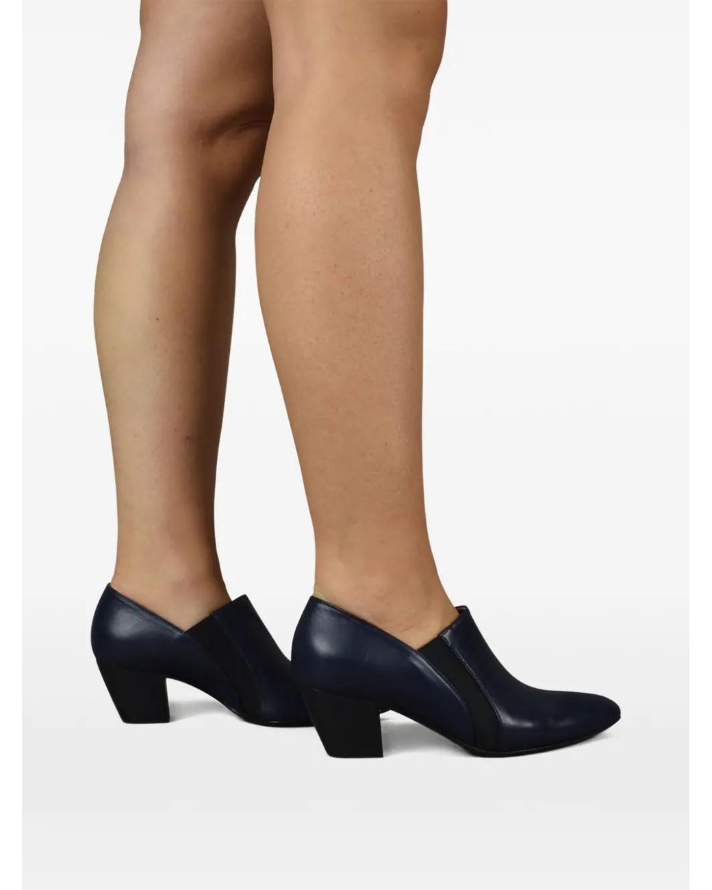Walter Steiger Blue Seventy Eight Elastic Leather Boots