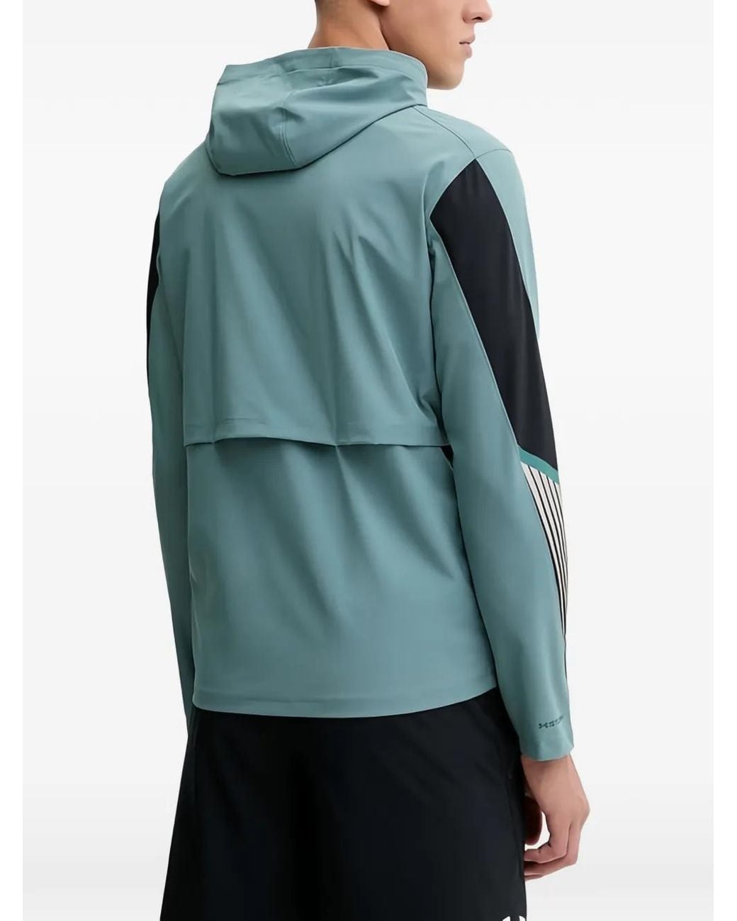 Under Armour Blue Graphic Hooded Jacket for men