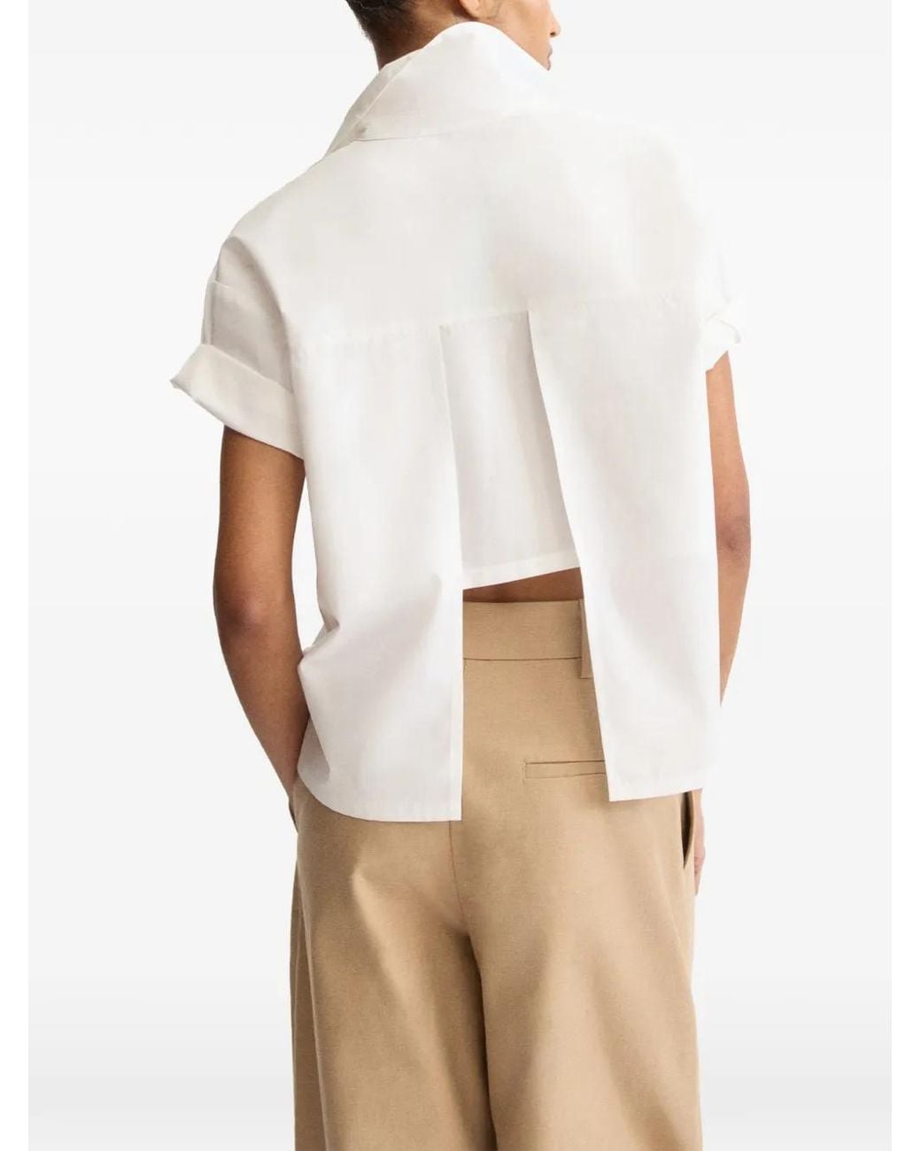Arlo Mott White Clark Split-Back Shirt