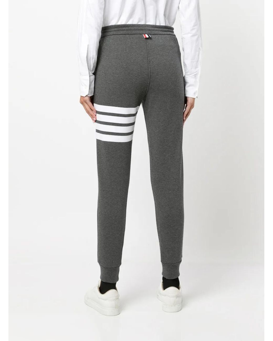 Thom Browne Gray Classic Loopback 4-Bar Sweatpants