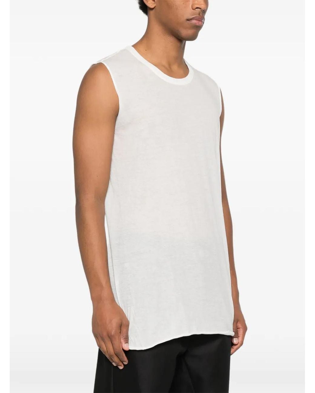 Rick Owens White Basic Sl T for men