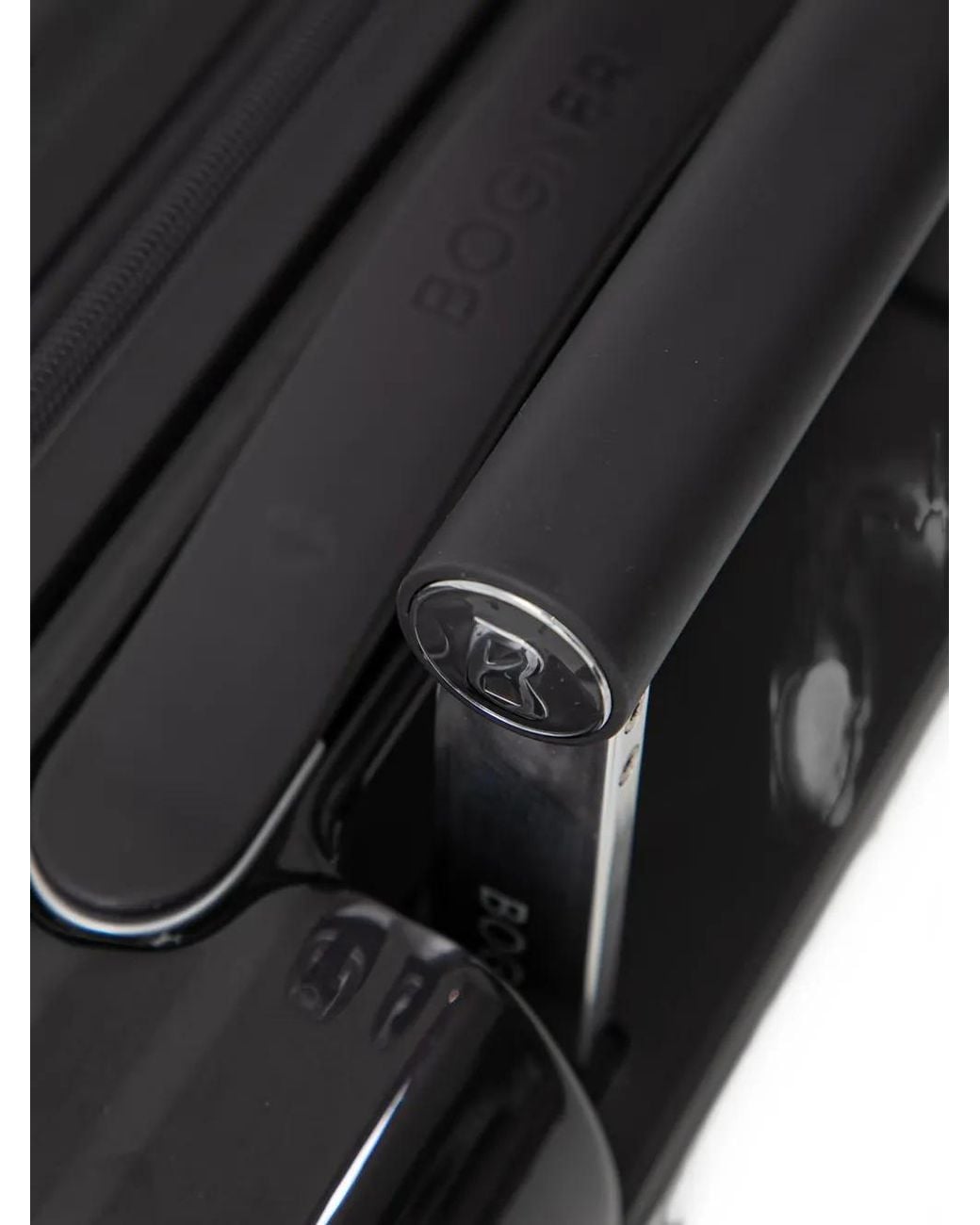 Bogner Black Logo-Embossed Hardshell Suitcase