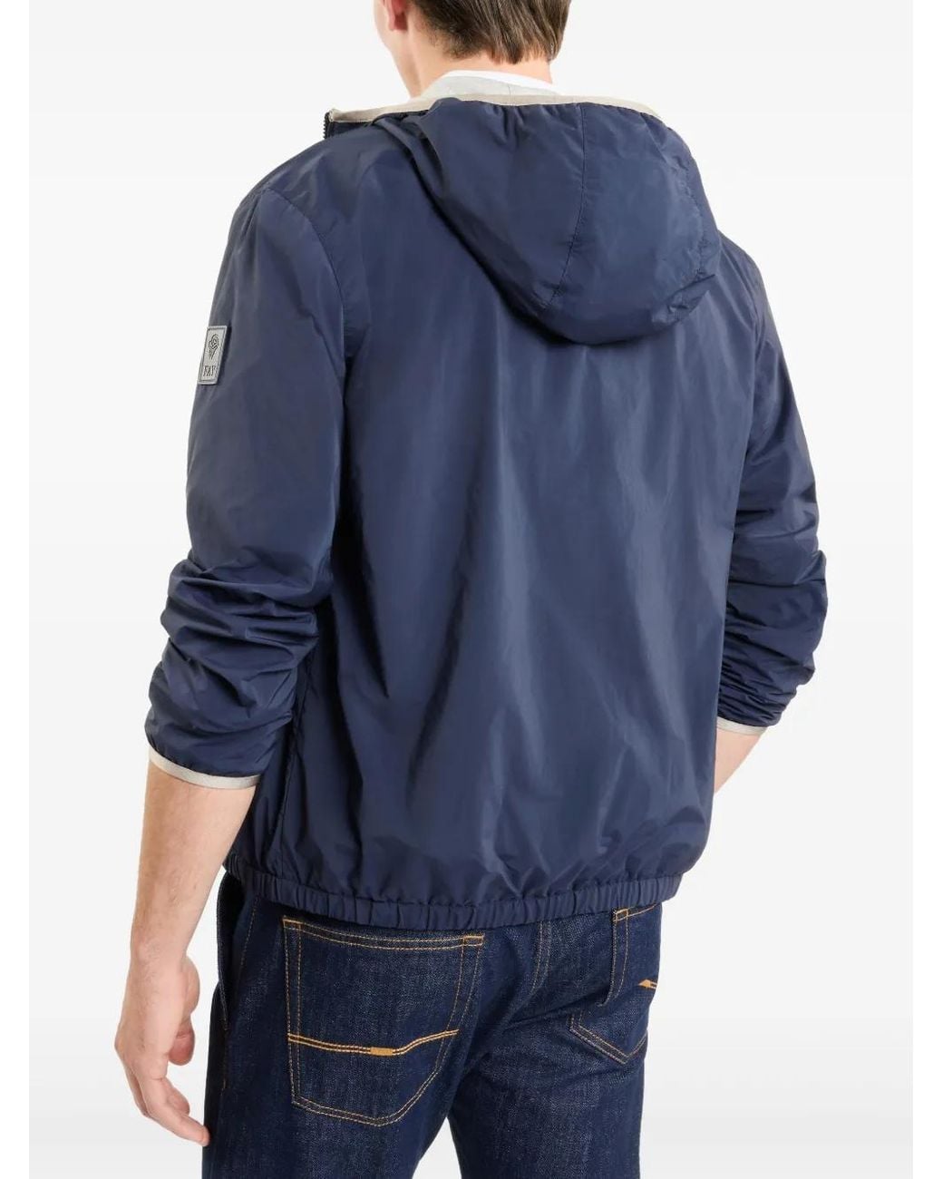 Fay Blue Wind Breaker Jacket for men