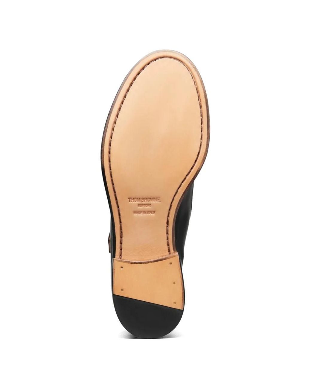 Thom Browne Black Buckle-Fastening Thom John Loafers