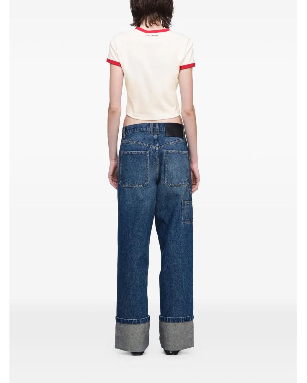 Marc Jacobs Blue Wide Leg Jeans
