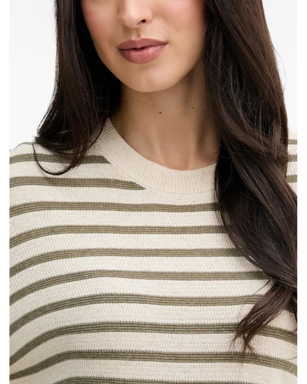 Joop! Natural Horizontal-Stripe Sweater for men