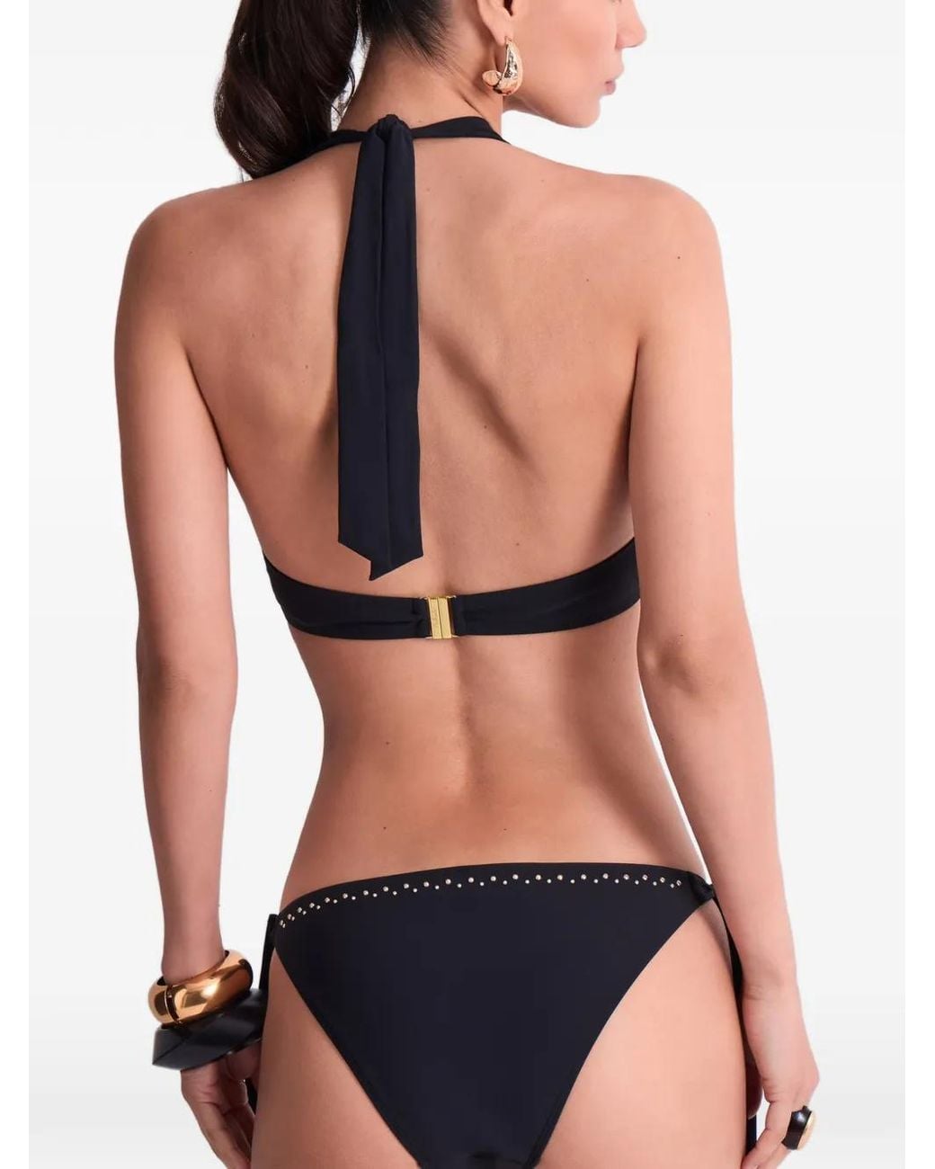 Aubade Black Summer Stars Studded Bikini Bottoms