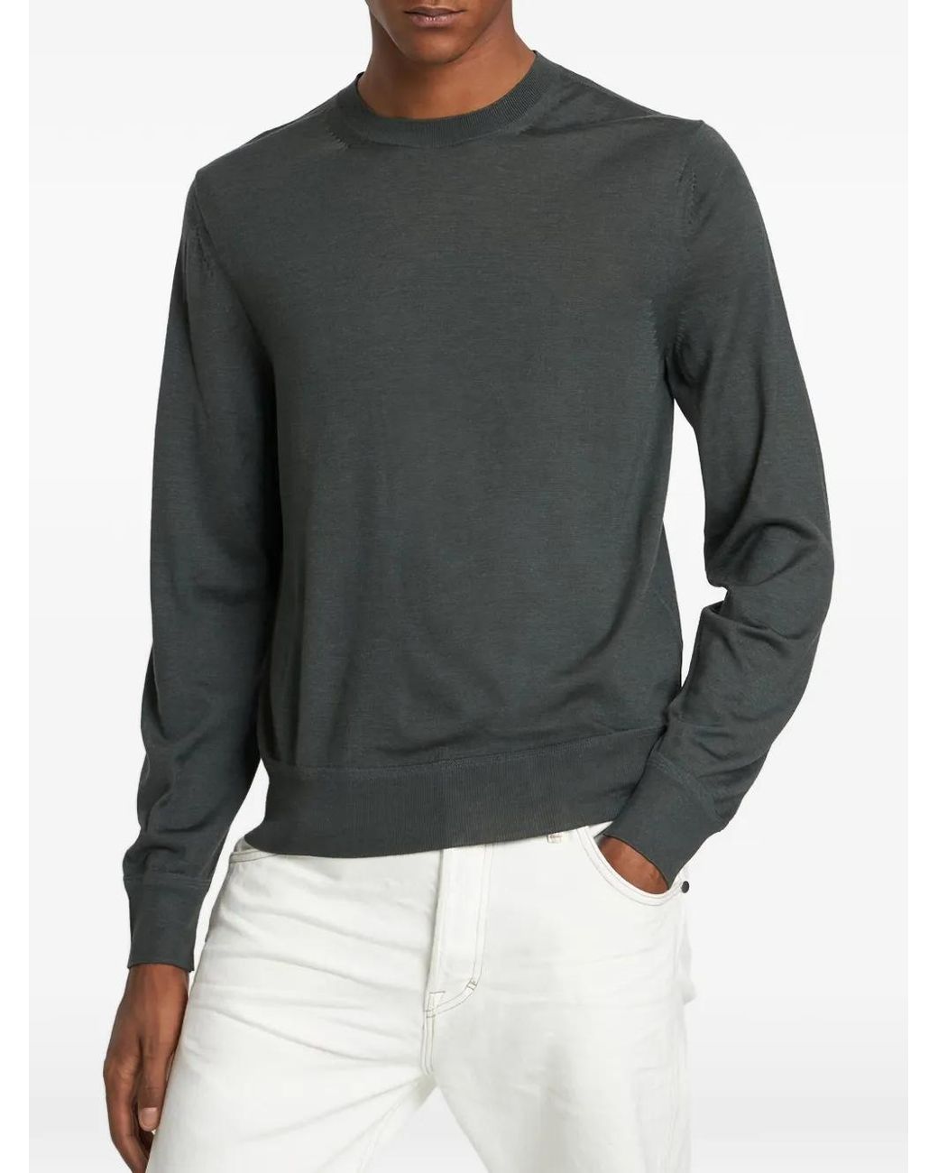 Tom Ford Green Round-Neck Sweater for men