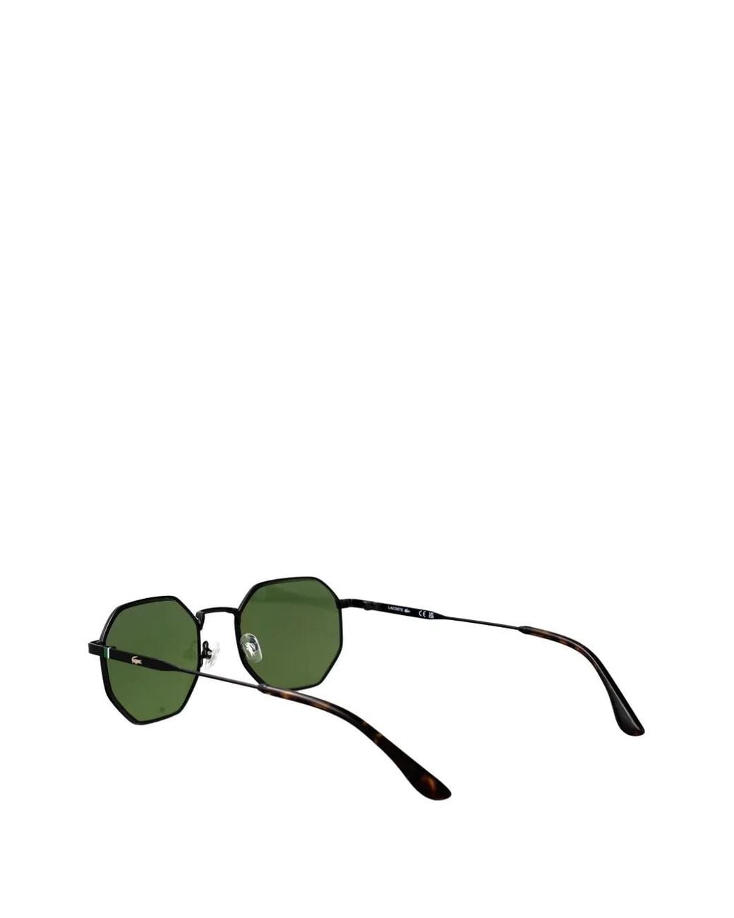 Lacoste Green Geometric-Frame Sunglasses for men