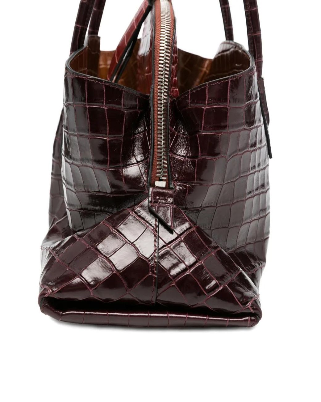 The Attico Red La Passeggiata Medium Tote Bag