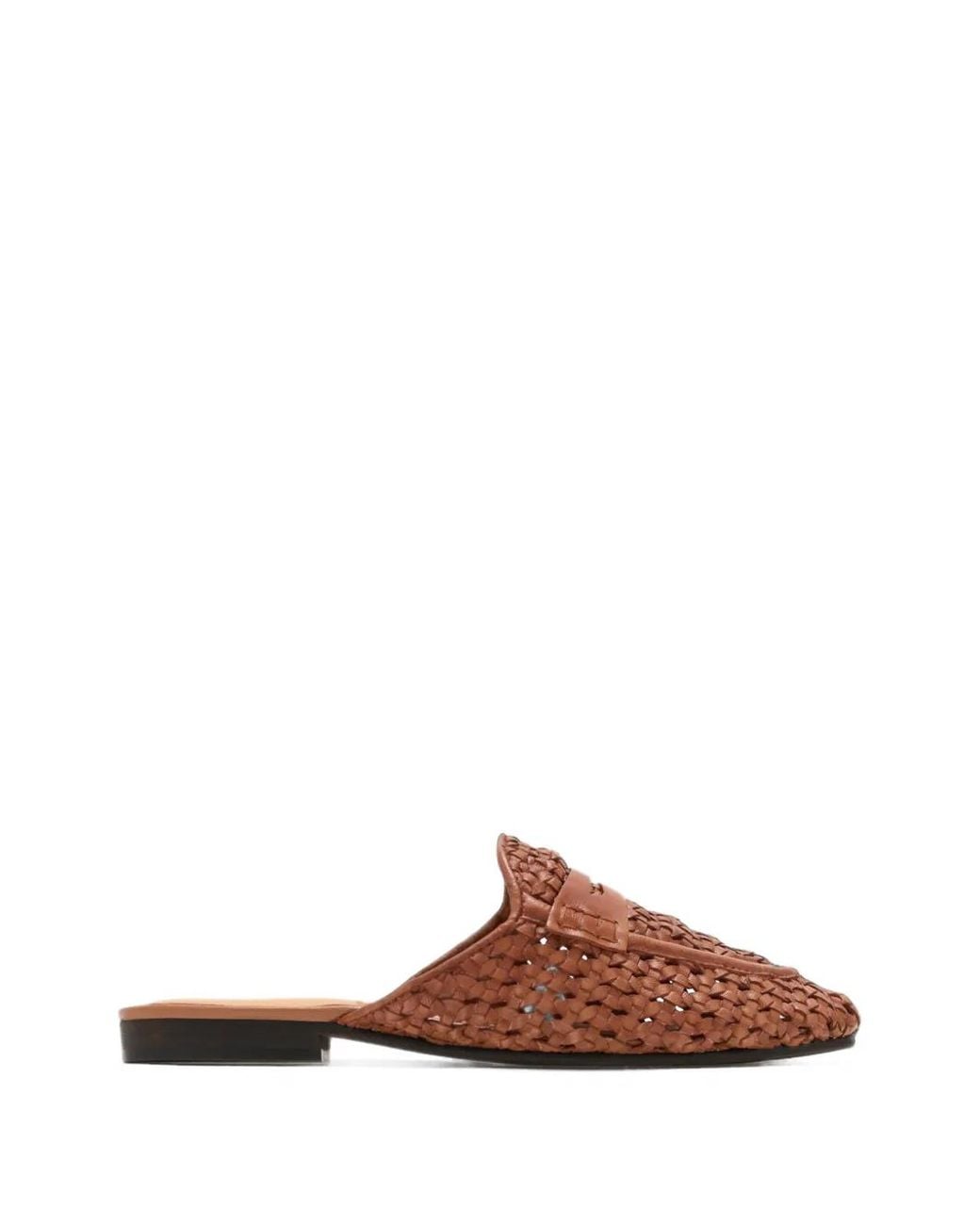 Sam Edelman Brown Tullie Woven Mules