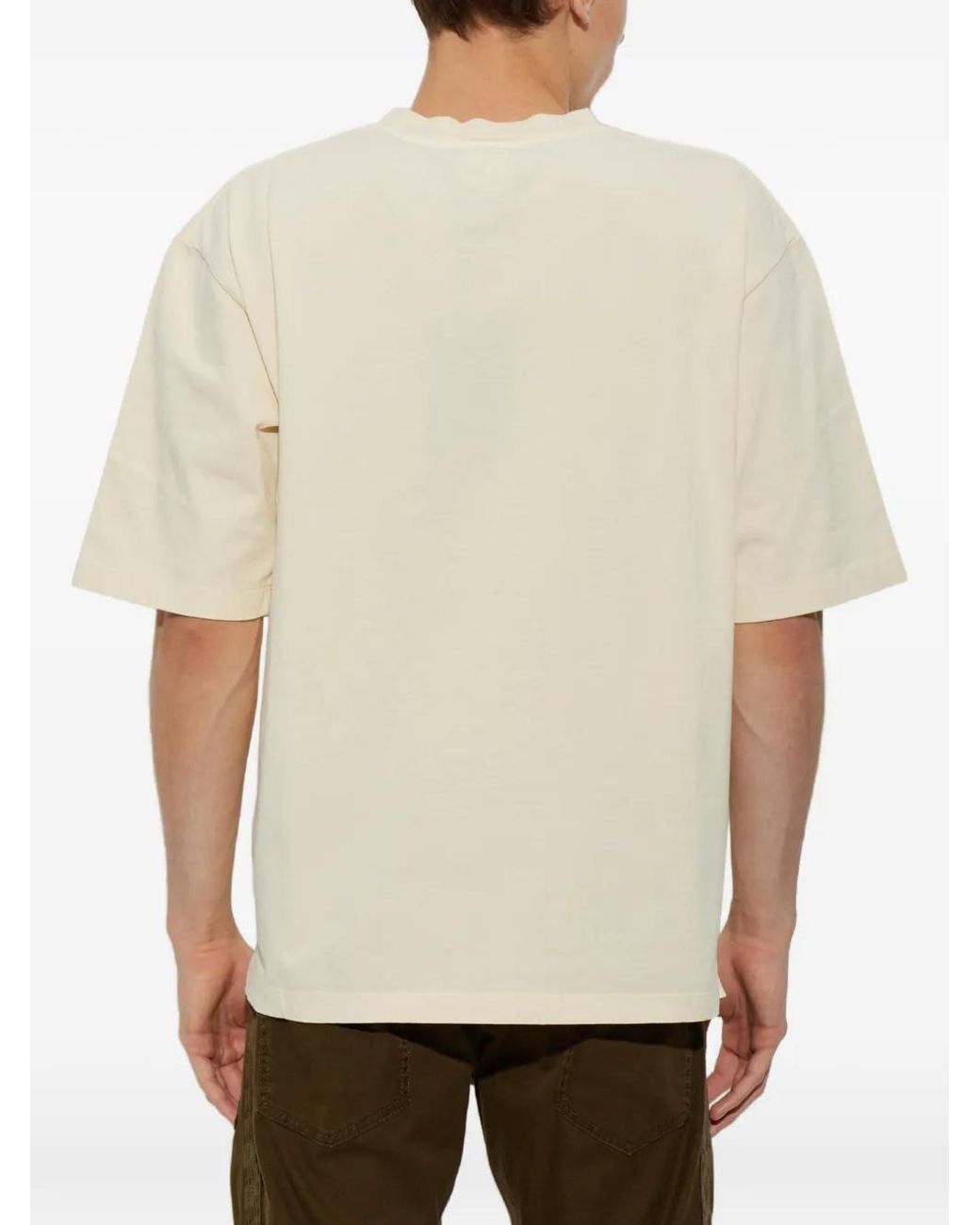 DSquared² White Patch-Detail T-Shirt for men