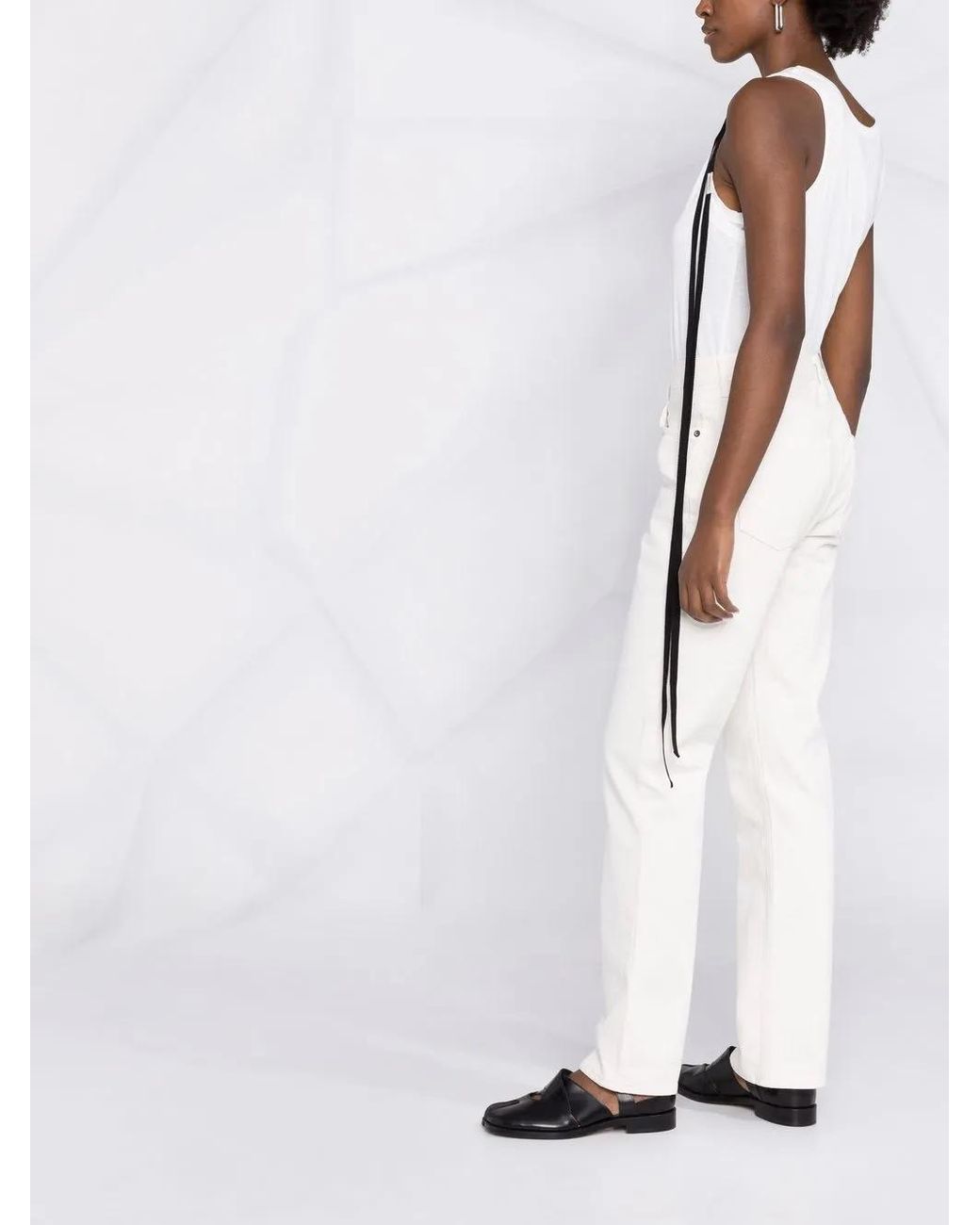 Agolde Straight Jeans in het White