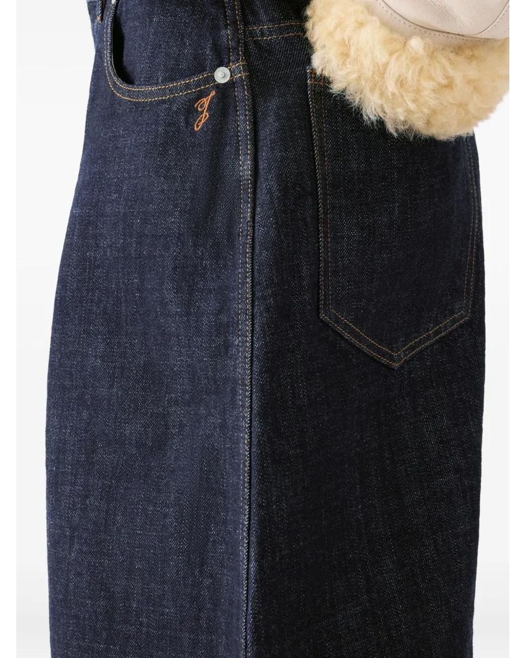Jacquemus Blue Jean Le Denimes Oval Dark Denim