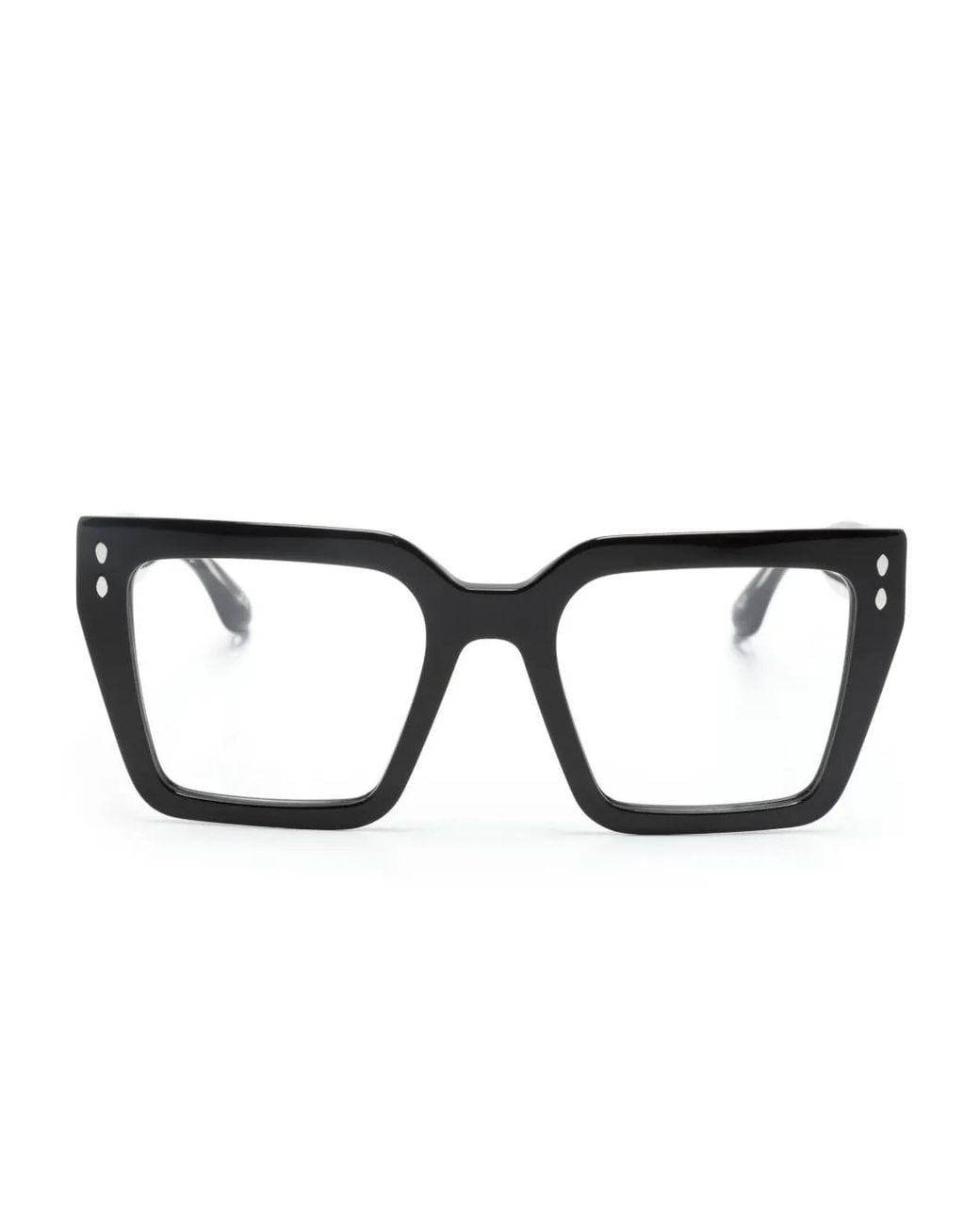 Isabel Marant Black Oversize-Frame Glasses