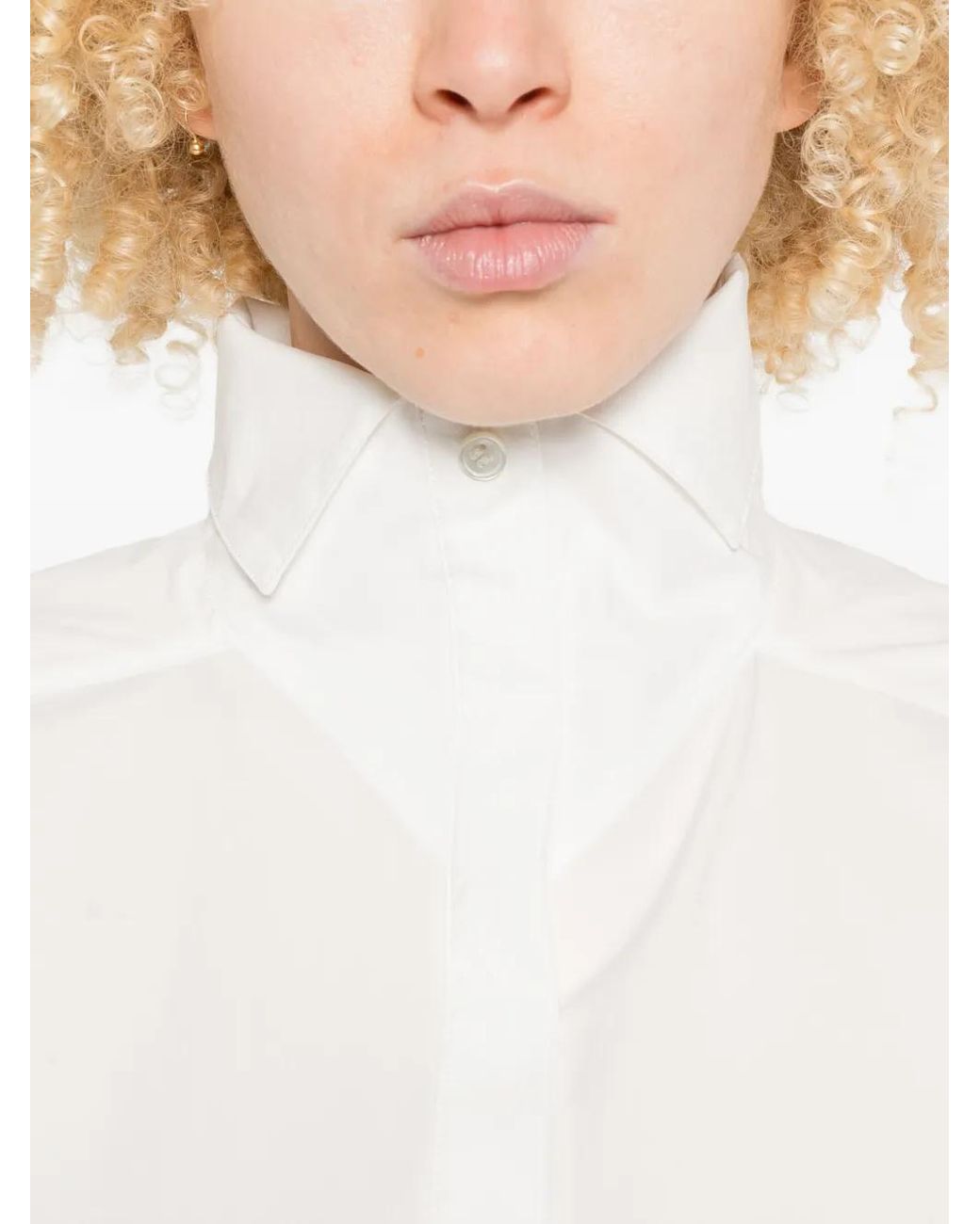 IRO White Nylia Patch-Pocket Shirt