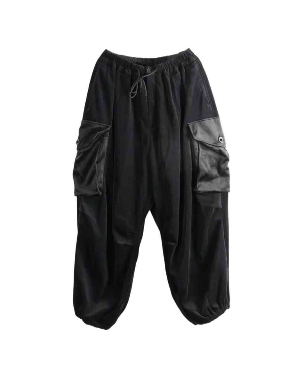 Y-3 Black Drawstring Cargo Pants
