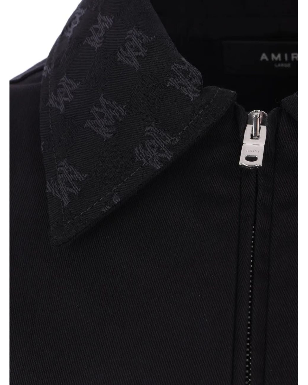 Amiri Blue Ma Quad Jacquard Work Jacket for men