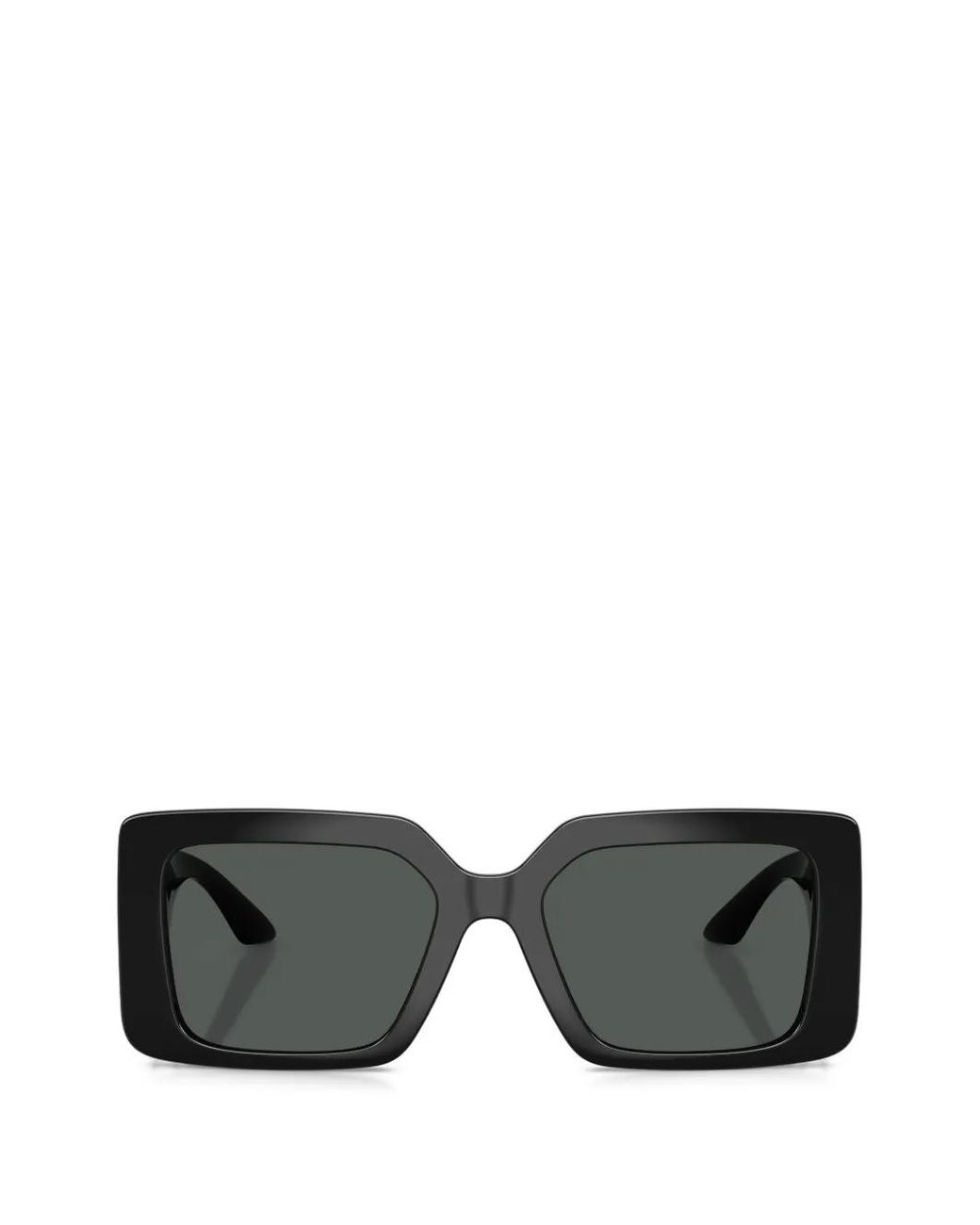 Versace Black Square-Frame-Tone Sunglasses