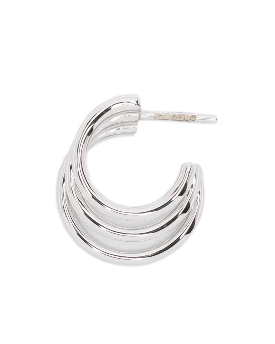 Shaun Leane White Bound Single Hoop Earring