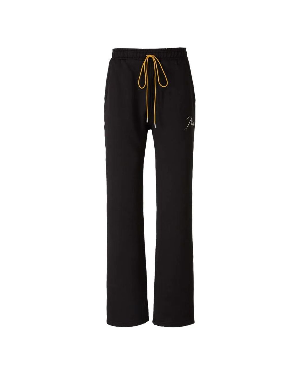 Rhude Black Logo-Detail Track Pants for men