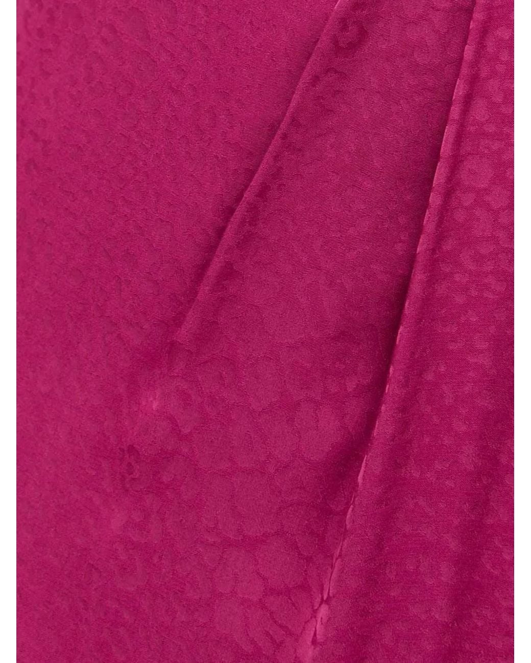 Twinset Red Ruffled Midi Skirt