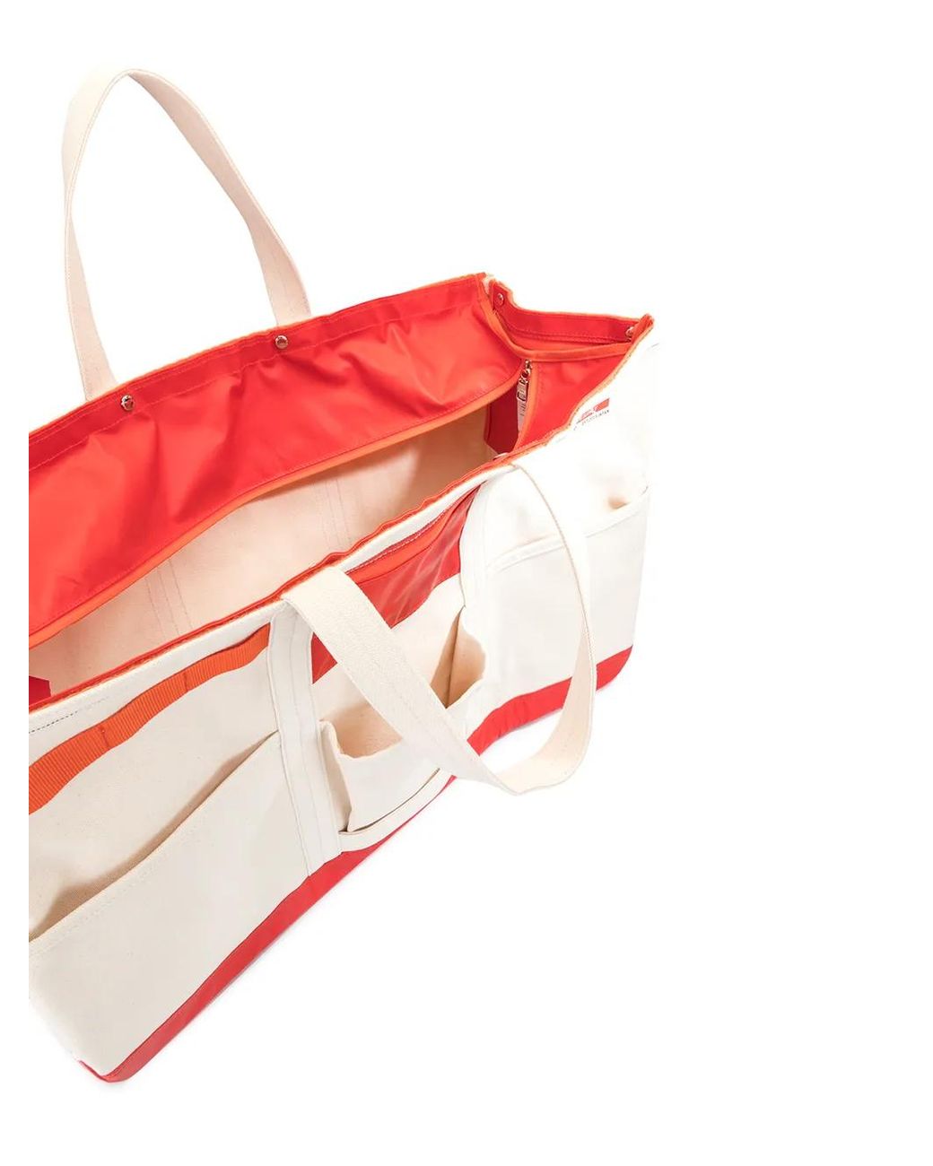 As2ov Red Alberton Canvas Tote Bag for men