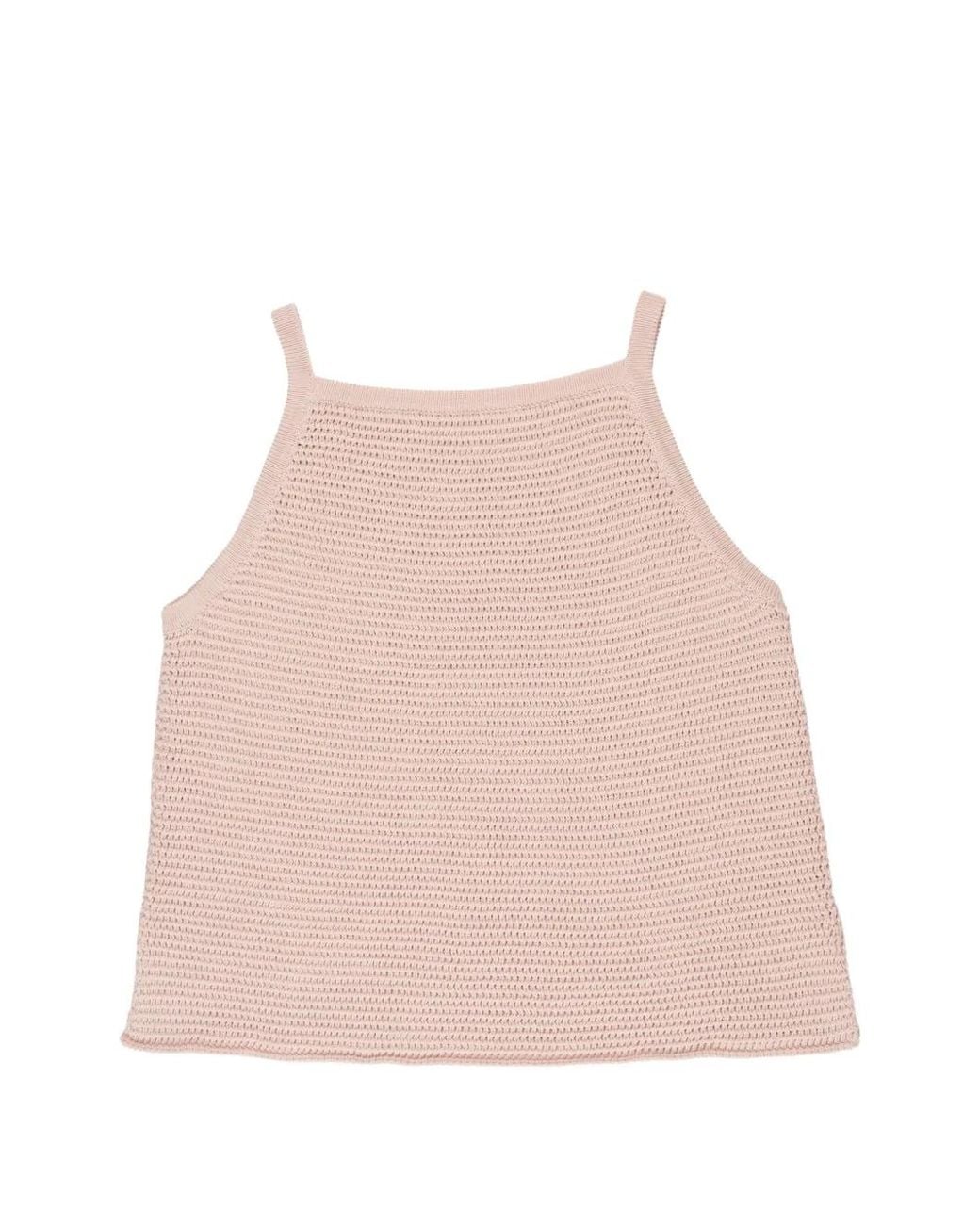 Slowear Pink Slim-Fit Cotton Top