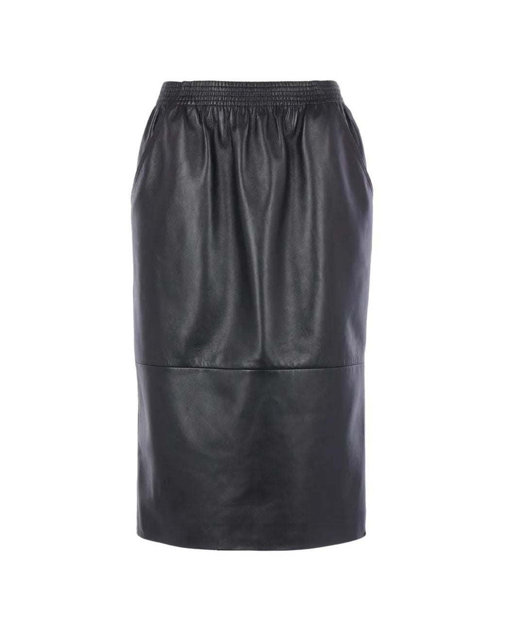Chloé Gray Knee-Length Pencil Skirt