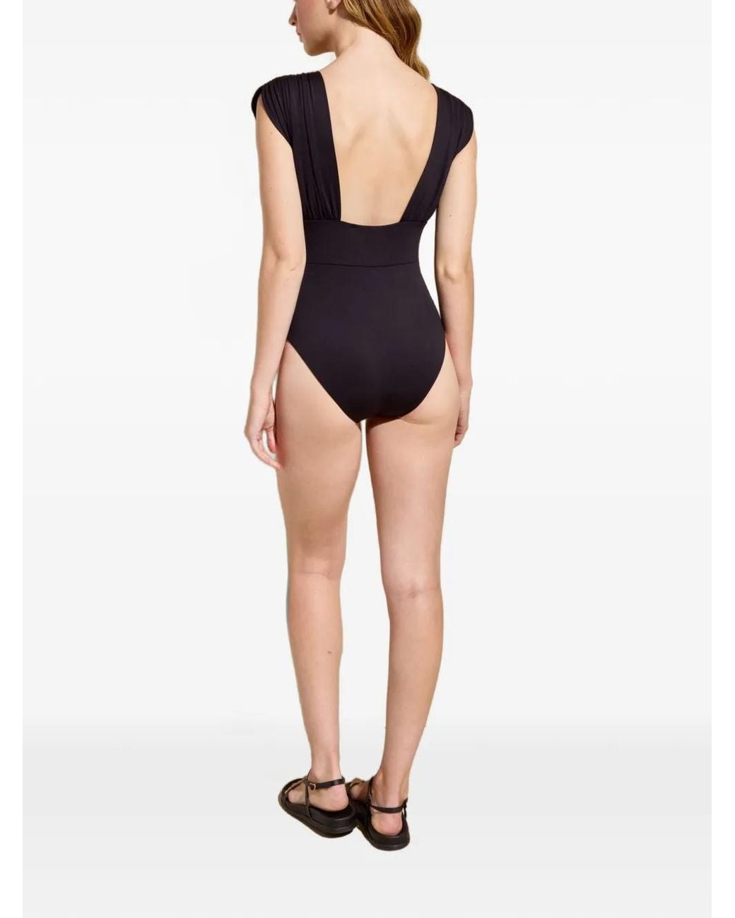 Marie Oliver Black Finn Swimsuit