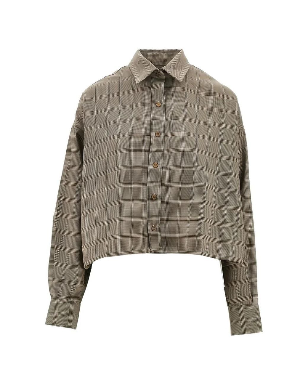 Frankie Shop Natural Arlen Boxy Shirt
