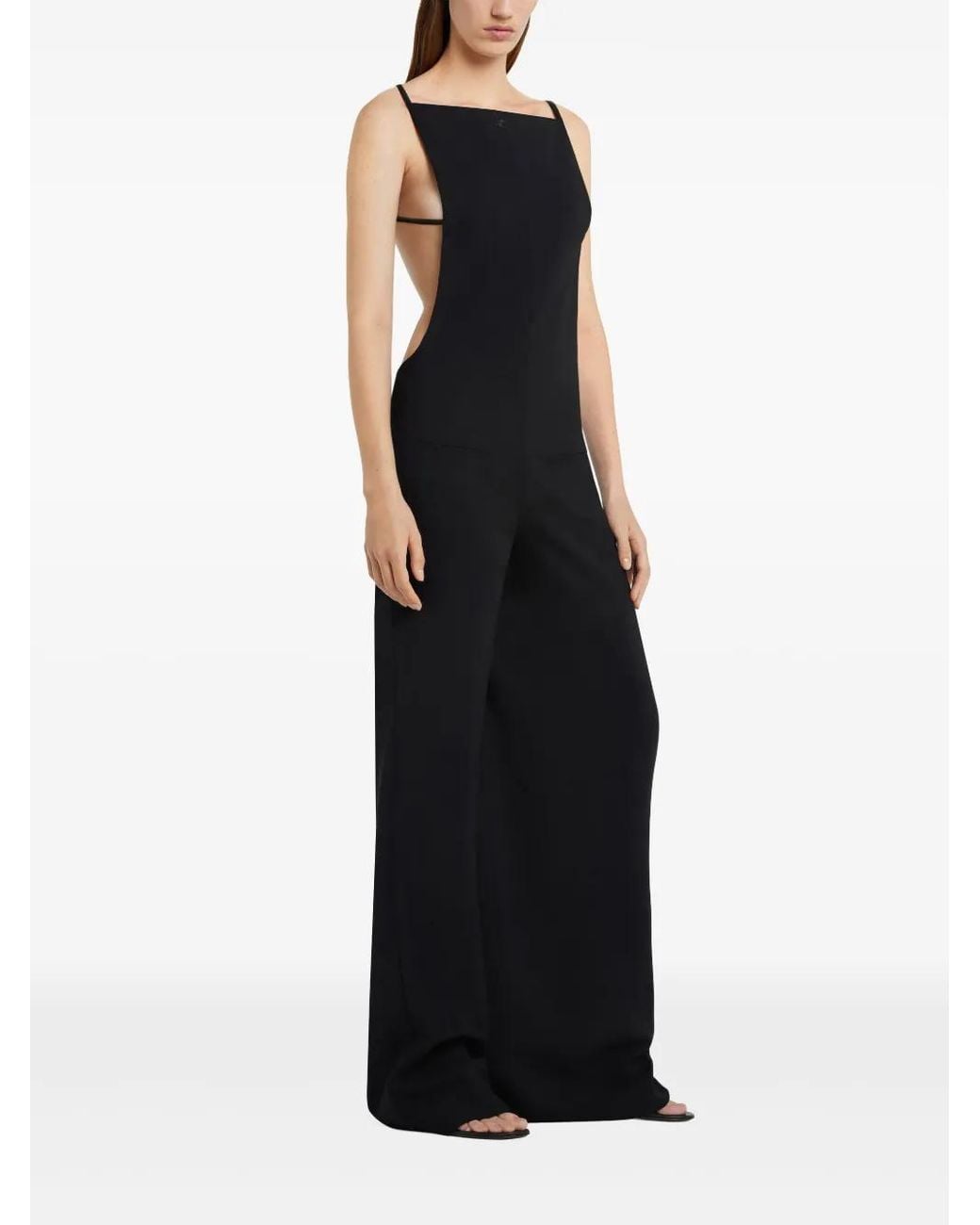 Courreges Black Infinity Jumpsuit