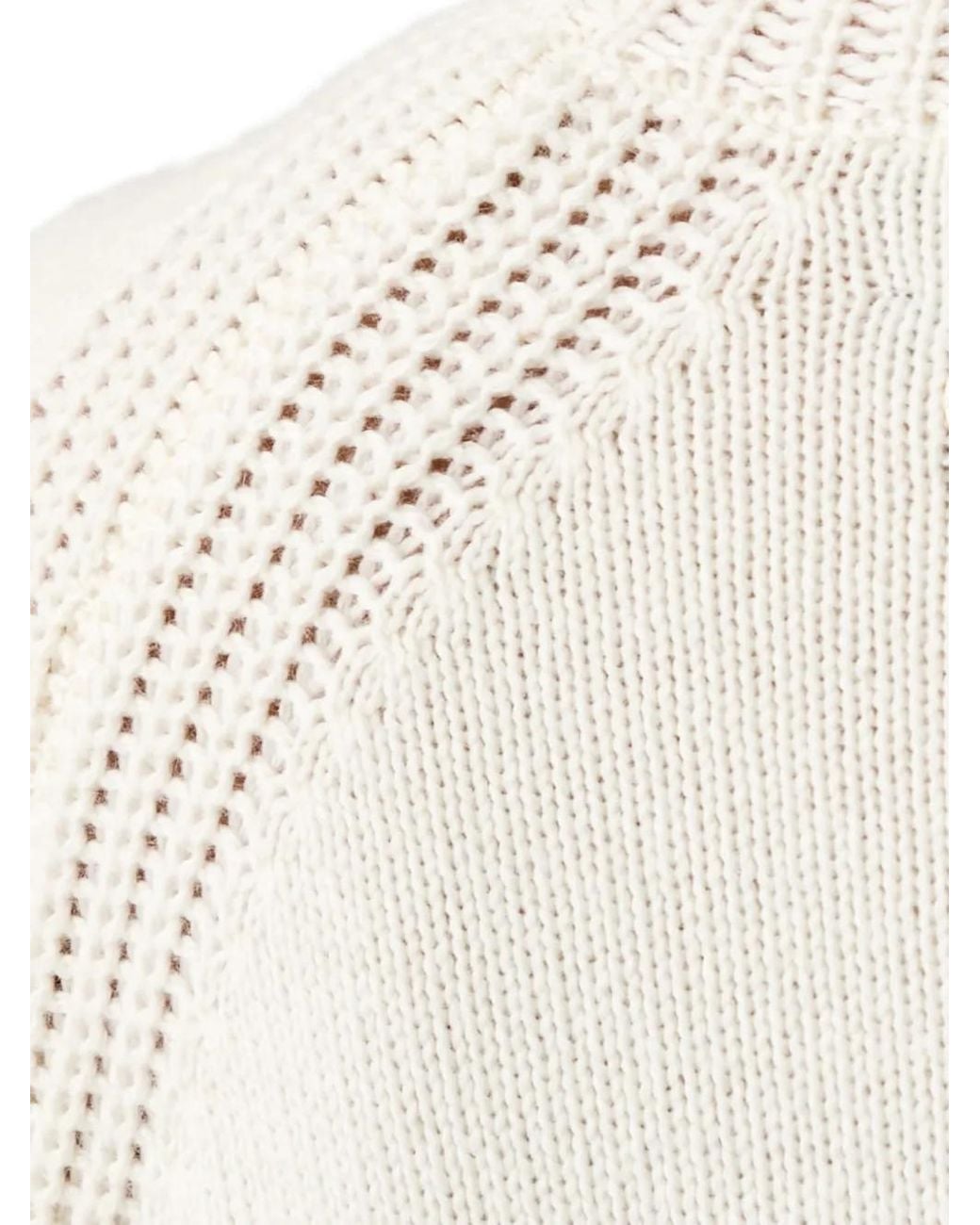Joop! White Raglan-Sleeve High-Neck Sweater