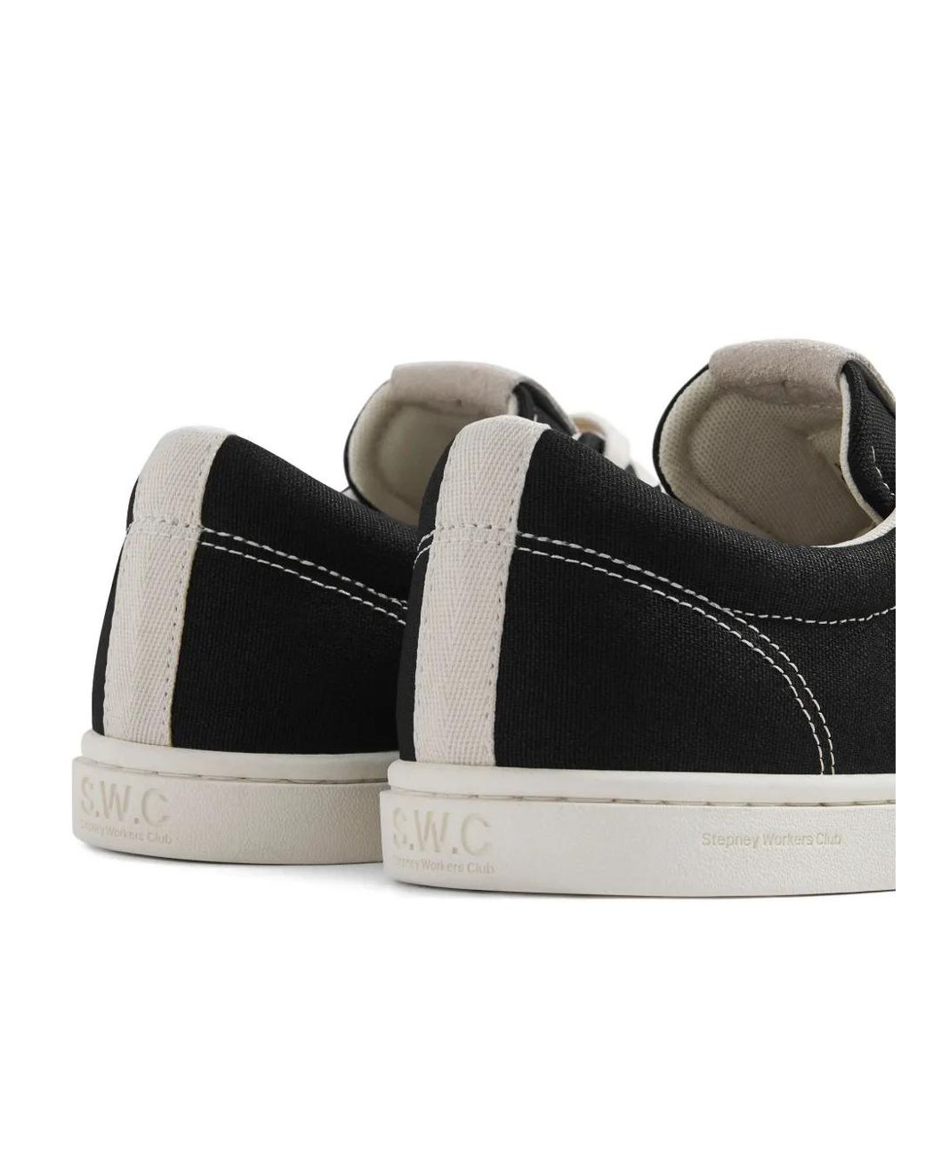 Stepney Workers Club Black Surma Canvas Sneakers for men