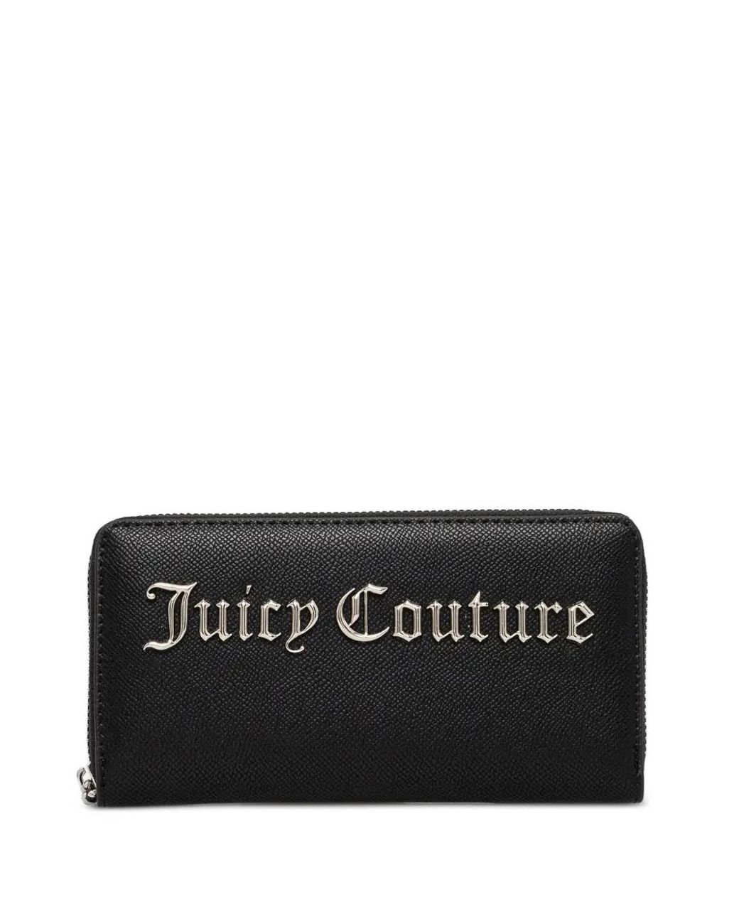 Juicy Couture Black Portefeuille Zippé Jasmine À Plaque Logo