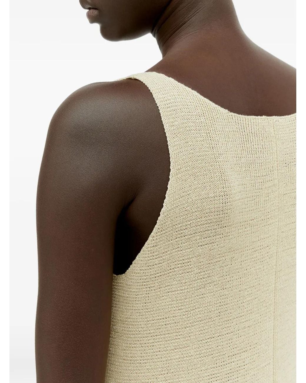The Row Natural Sleeveless Maxi Dress