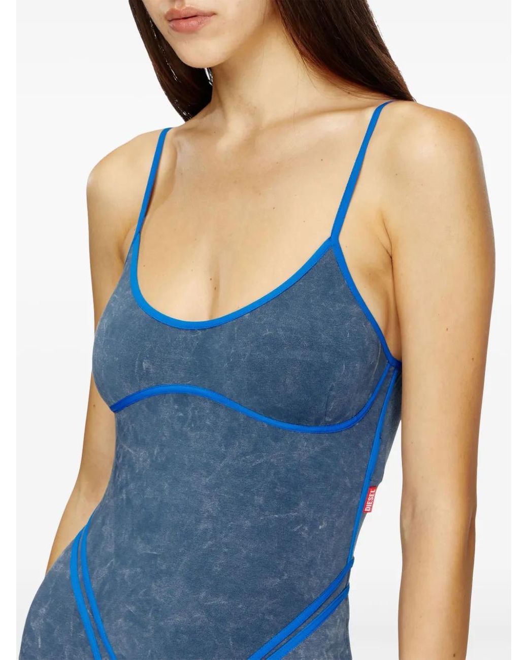 DIESEL Blue D-Wow Midi Dress