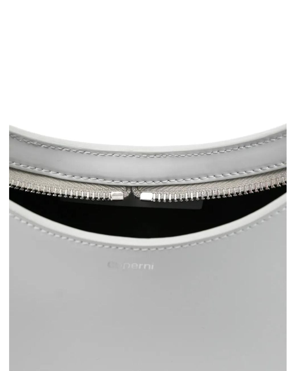 Coperni White Swipe Rucksack Aus Leder