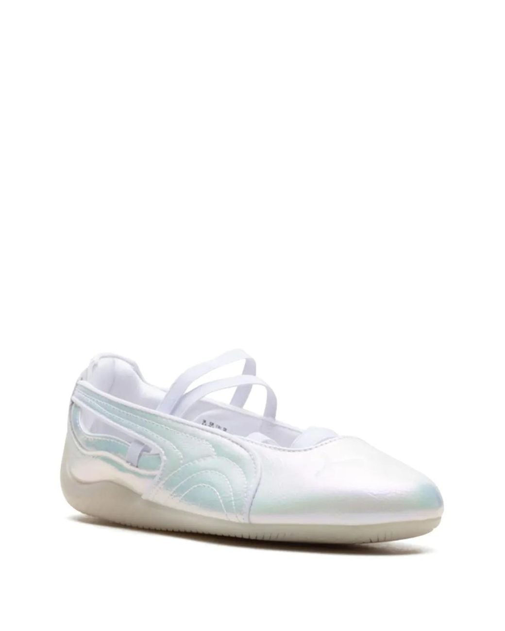 PUMA White Speedcat Ballet "Pearlized