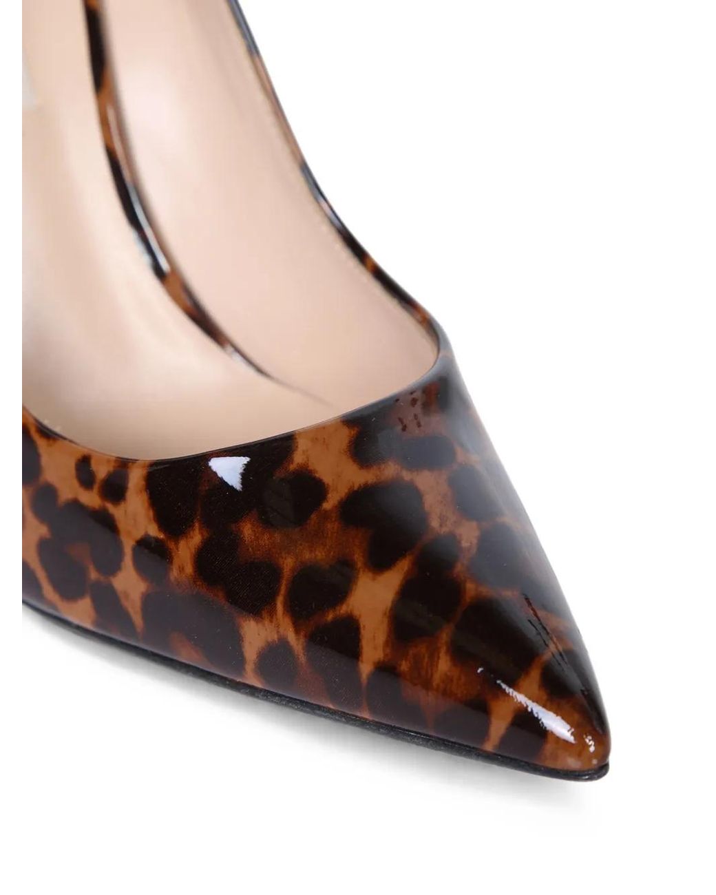 Casadei Multicolor Escarpins Vernis À Imprimé Léopard