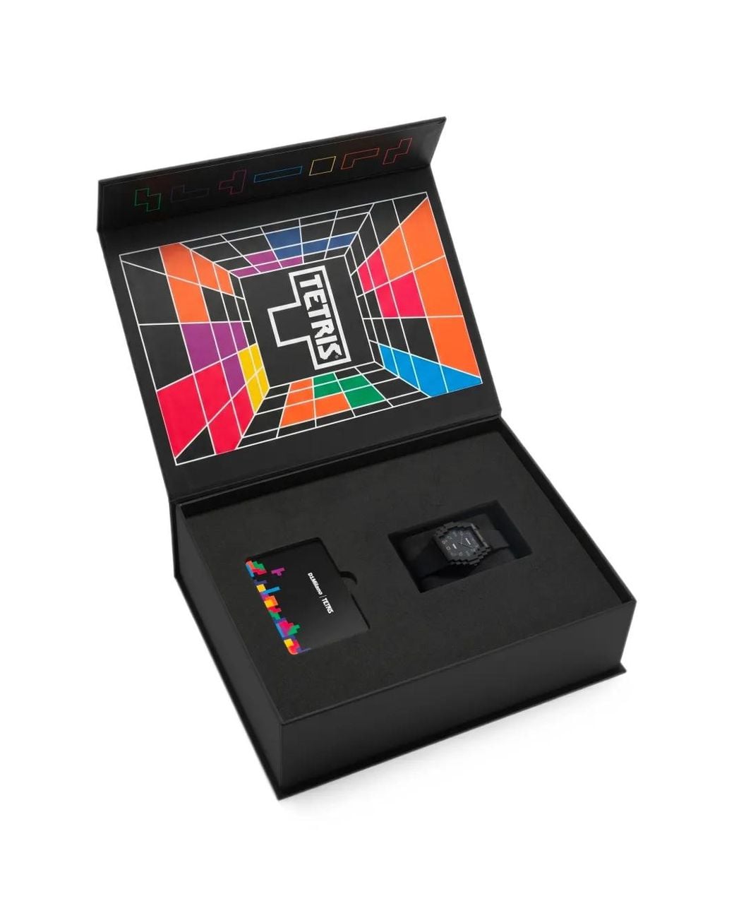 D1 Milano Black X Tetris 40Mm Watch for men