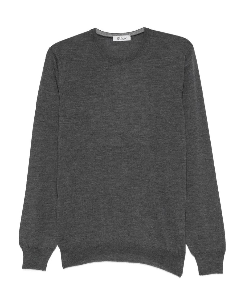 Pull À Col Rond GIUUNO pour homme en coloris Gray