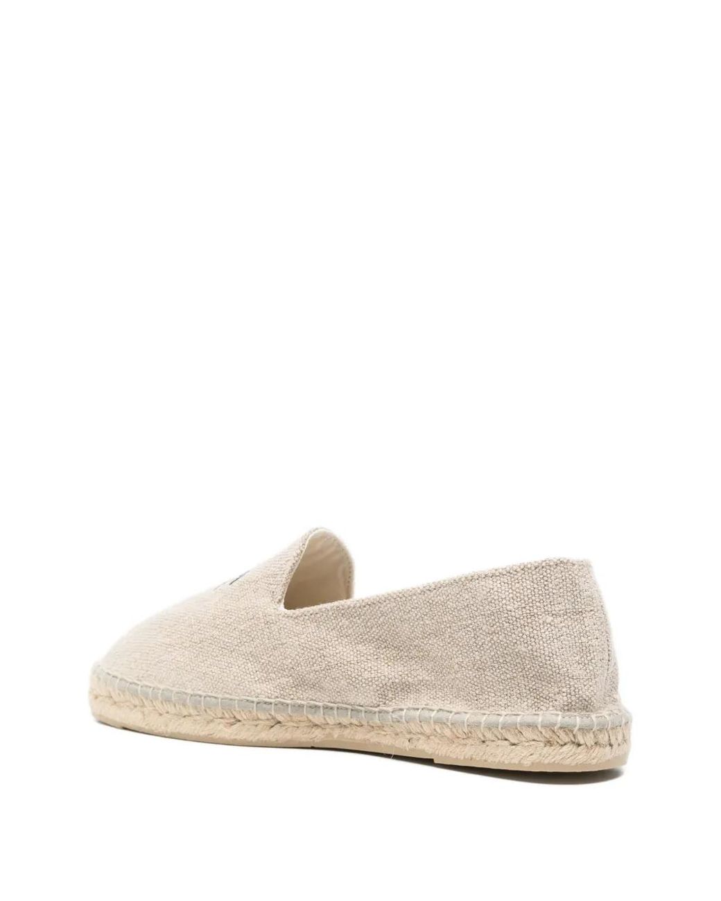 Manebí White Palm-Detail Flat Espadrilles for men