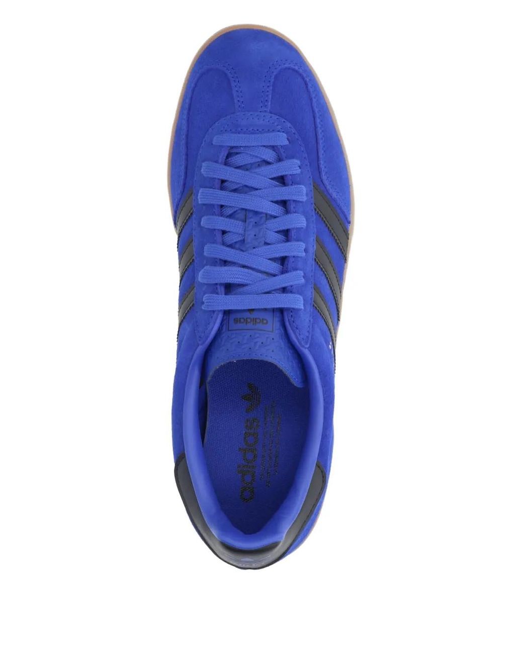 Adidas Blue Gazelle Suede Sneakers for men