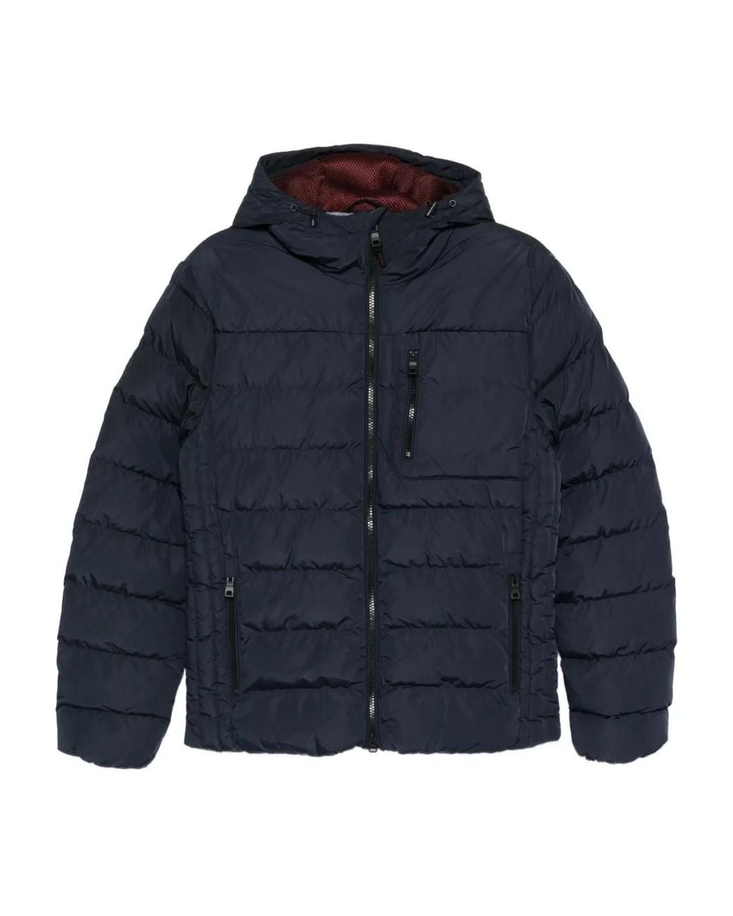 Geox Blue Snake Puffer Jacket for men